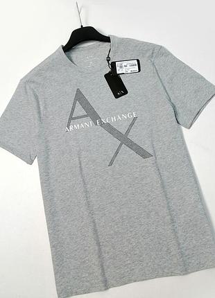 Оригинальная новая мужская футболка armani exchange с логотипом