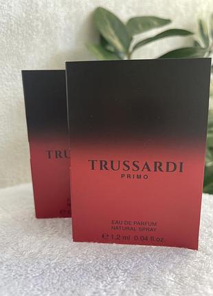 Оригінальний пробнік аромату primo від trussardi , 1,2мл