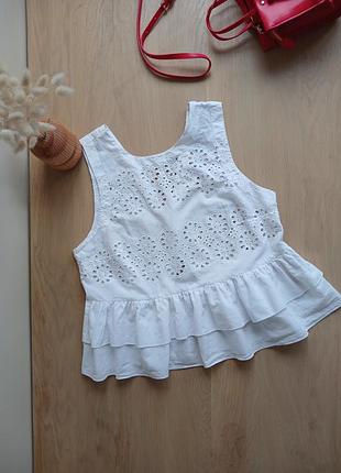 Ажурная блуза topshop
