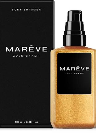 Парфумоване молочко для тіла з шимером marêve "gold champ"