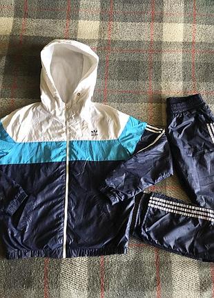 Жіночий теплий спортивний костюм adidas на флісі