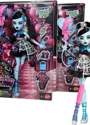 Кукла monster high страх какой сладкий день рождения френки штейн (jbg75)