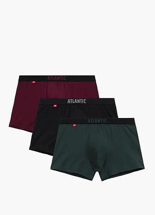 Мужские трусы atlantic хлопок. набор 3 шт. 3mh-011 xl