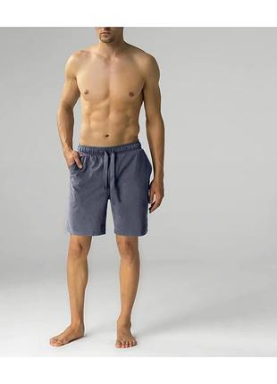 Шорты мужские домашние atlantic nmb-039 s, m, l, xl, xxl, графит
