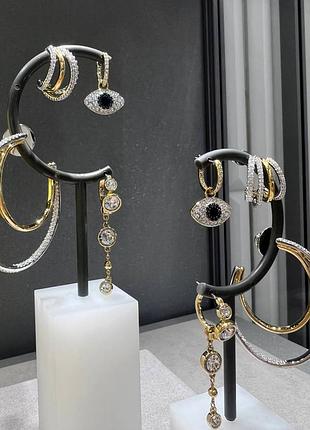 Сережки swarovski