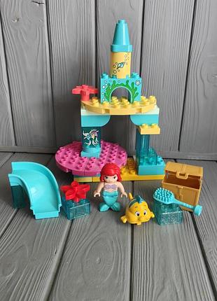 Конструктор лезвия lego duplo подводный замок ариэль