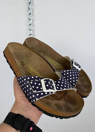 Papillio by birkenstock жіночі шкіряні шльопанці , тапки
