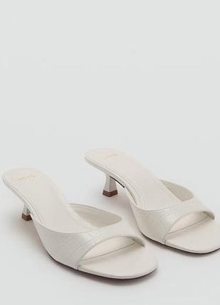 Мюлі манго kitten heel оригінал mango