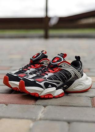 Кросівки adidas vento xlg black white red (45розмір факт 44-43)