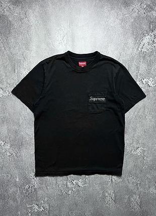 Vintage винтажная футболка supreme суприм big box logo бокс лого y2k size m размер м