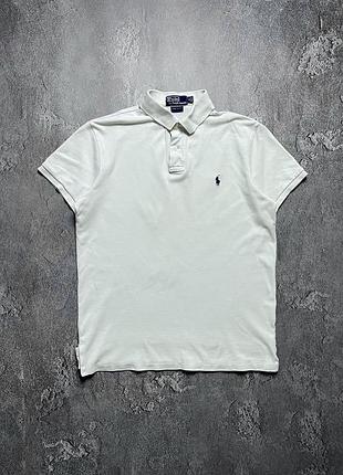 Vintage винтажная футболка поло polo ralph lauren поло ральф лаурен big pony size m размер м