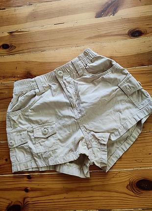Женские хлопковые шорты-карго бренда bershka в размере s
