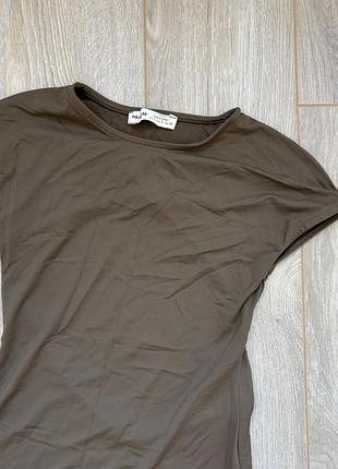 Сукня міні хакі облягаюча  pull&bear 2