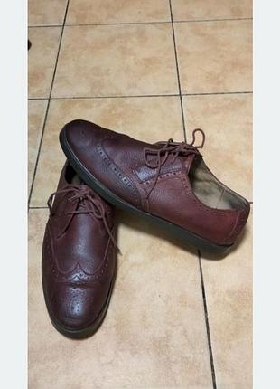 Мужские кожаные туфли ralph lauren,р46-47,з натуральные кожи