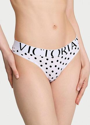 Трусики victoria's secret стринги victoria's secret с лого резинкой трусики victoria’s secret
