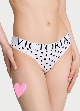 Трусики victoria's secret стринги victoria's secret с лого резинкой трусики victoria’s secret