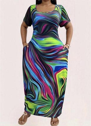 Сукня жіноча максі нова великий розмір xxl-3xl