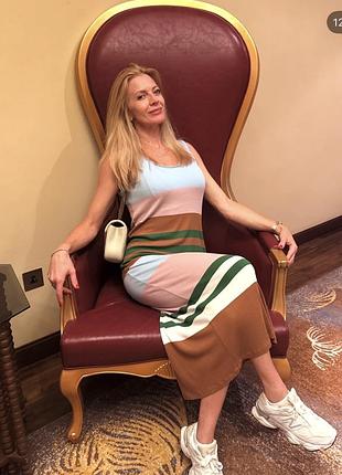 Сукня майка рубчик massimo dutti xs