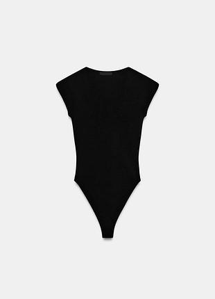 Базовий боді масло з прикритими плечима zara