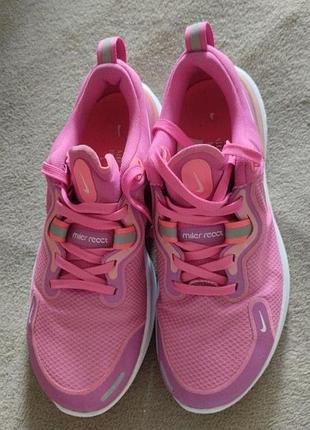 Кроссовки nike react miler cw1778-601 оригинал размер 40.5 стелька 26 см розовые