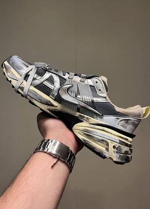 Nike v2k runtekk grey silver custom 2