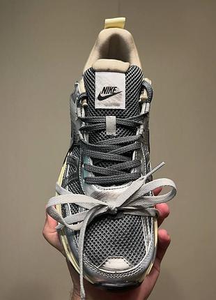 Nike v2k runtekk grey silver custom 4