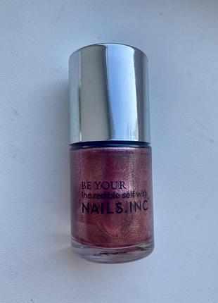 Люкс англия 🇬🇧 nails inc лак для нігтів відтінок weekend millionaire