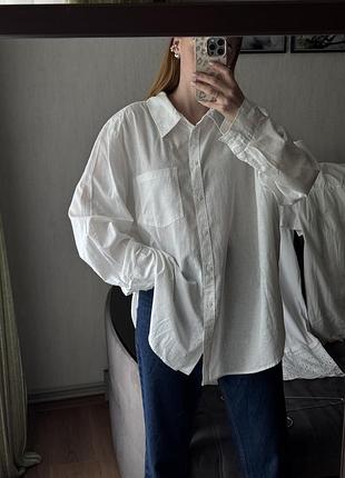 Лляна сорочка h&m