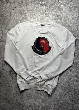 Білий світшот moncler 2