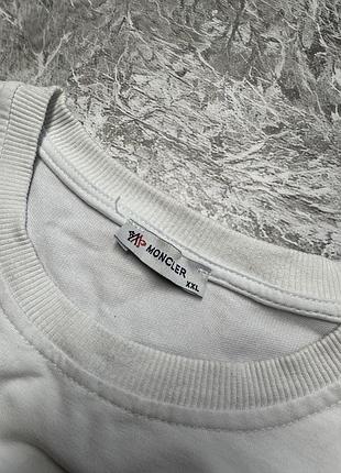 Білий світшот moncler 4