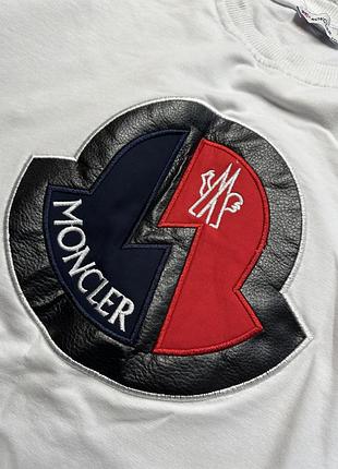 Білий світшот moncler 3