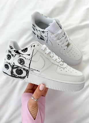 Стильні трендові кросівки nike air force 1 low у колаборації з supreme та comme des garçons shirt