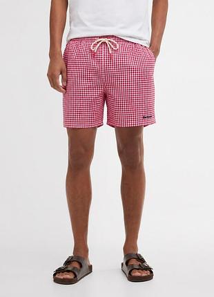 Пляжні шорти barbour у клітинку нова модель оригінал
