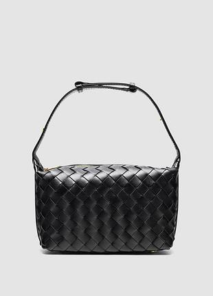 Сумка bottega veneta mini wallace black