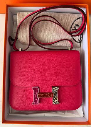 Сумка hermes constance 18 см