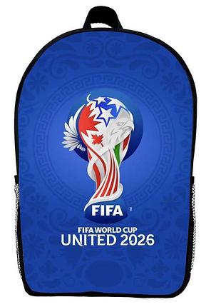 Рюкзак шкільний футбол fifa world cup 2026 (school gear bag 01) чорний, 39 х 27 х 14 см