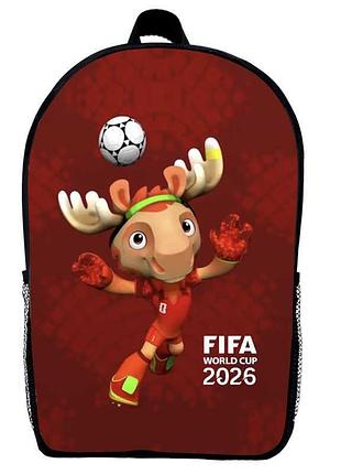 Рюкзак шкільний футбол fifa world cup 2026 (school gear bag 03) чорний, 39 х 27 х 14 см