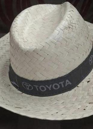 Шляпа федора из итальянского соломки toyota