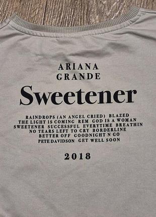 Кроп свiтшот ariana grande / primark 4