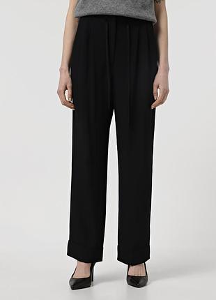 Женские брюки emporio armani черные палаццо