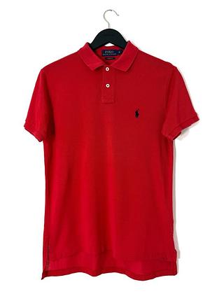 Базове червоне поло футболка polo ralph lauren