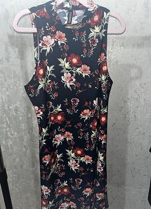 Квіткова сукня з американською проймою h&m divided