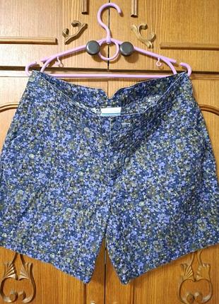 Цветочные хлопковые шорты columbia kenzie cove printed short (размер 12 / l)
