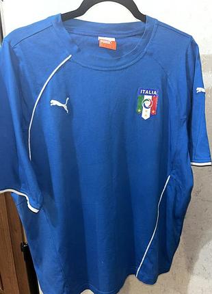 Оригінальна футбольна футболка puma збірної італії (italia figc) / спортивна футболка пума оригінал