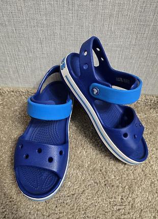 Босоножки, сандали, сандалии crocs j1, наш 31-32. сандалі crocs crocband.