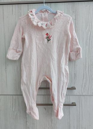 Брендовый человечек matalan для девочки 0-3м