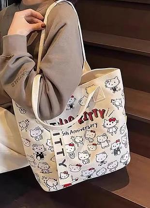 Сумка hello kitty шоппер 3