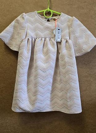 Новое розовое платье river island mini. размер 98-104, на 3-4 года. нова сукня river island mini.