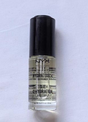 Зволожуючий праймер nyx professional makeup hydra touch oil primer 20 ml