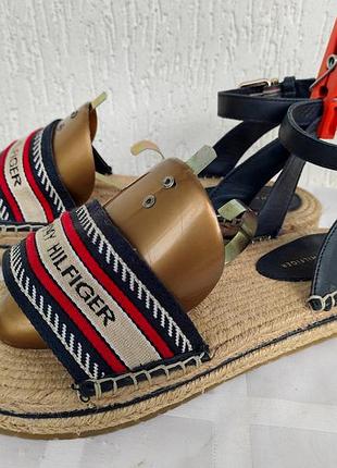 Брендовие босоножки-еспадрильи tommy hilfiger р.39